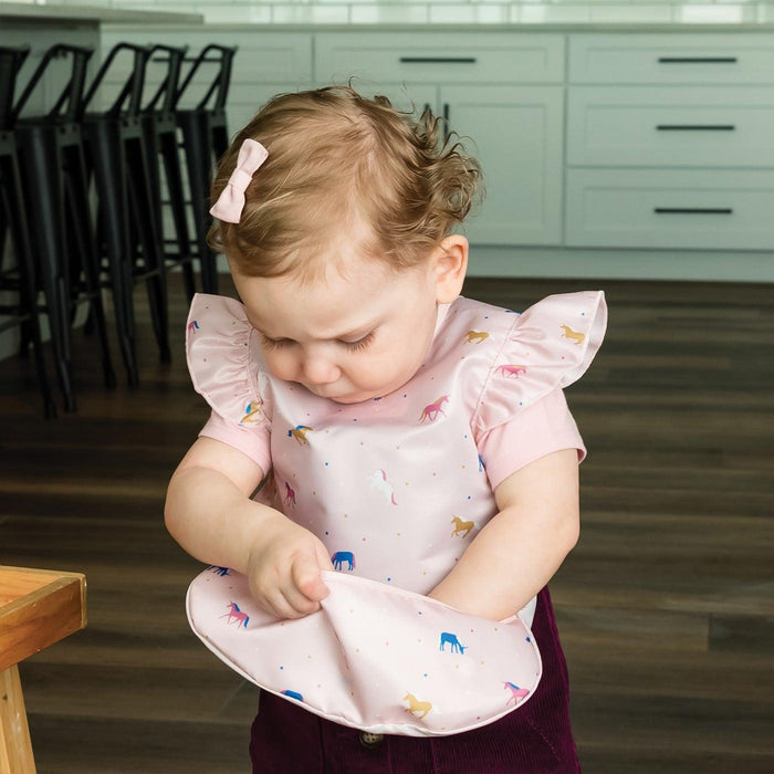 Tiny Twinkle - Tiny Twinkle Mess-proof Apron Bib with Ruffles