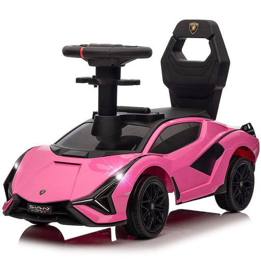 Voltz Toys - Voltz Toys Toddler Lamborghini SIAN Foot to Floor Push Pedal Ride On Car Baby Walker