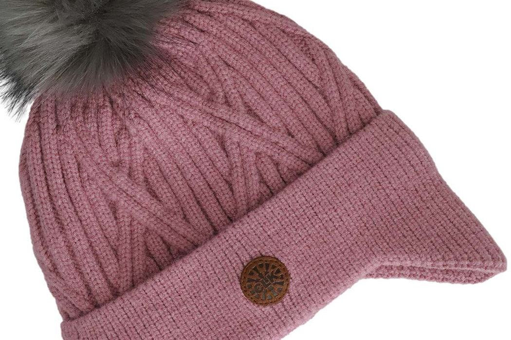 CaliKids® Pom Pom Knit Windproof Hat