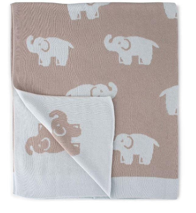 Weegoamigo® - WEEGOAMIGO HOLA! Baby Knitted Blanket - Super Spot Grey/White