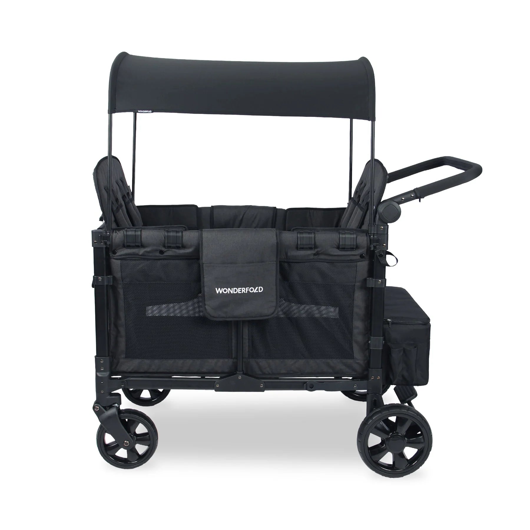 Wonderfold W4 ELITE Push Quad Stroller Wagon