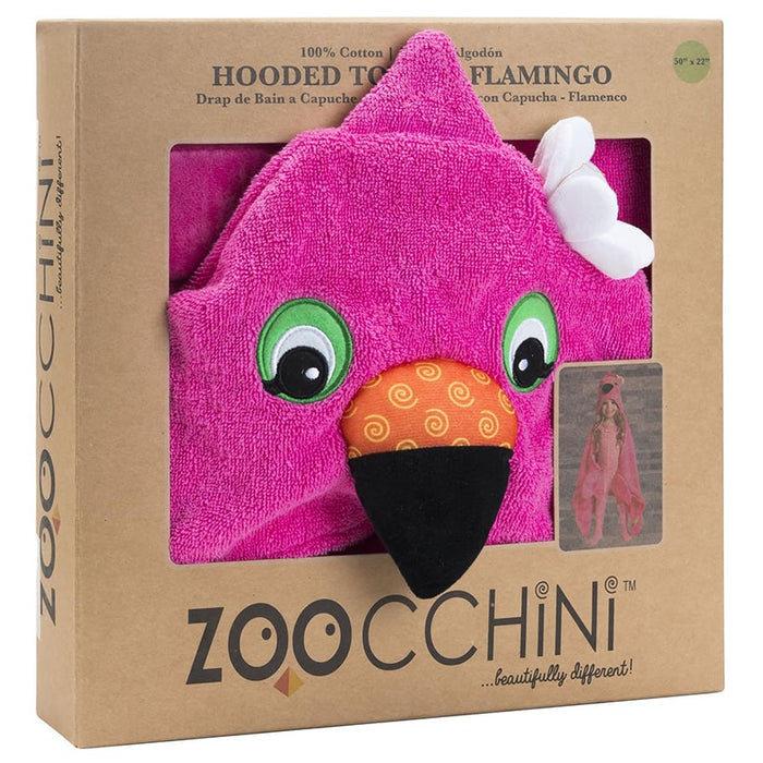 Zoocchini Toddlers & Kids Plush Terry Hodded Bath Towels