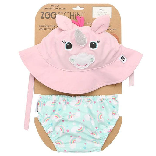 Zoocchini® - Zoocchini Swim Diaper & Sun Hat Set UPF50+