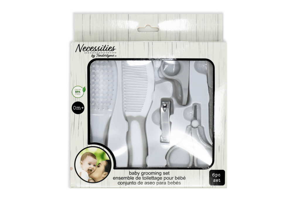 Necessities By Tendertyme Grooming Set: Grey