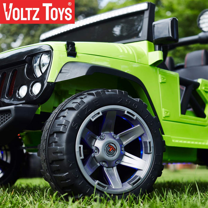 Voltz Toys Kids Double Seater Jeep Wrangler with Remote Control 12V