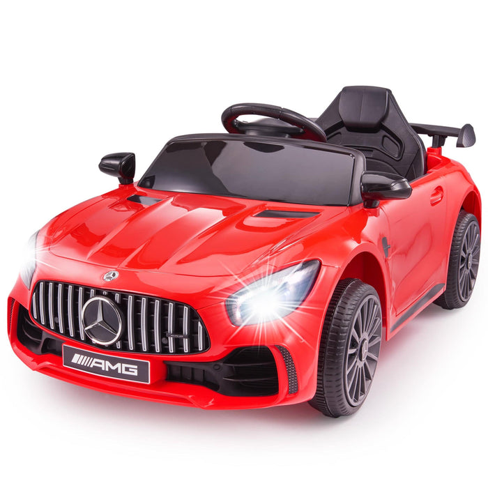 Voltz Toys Kids Car Single Seater 12V Licensed Mercedes-Benz AMG GTR with Remote Control