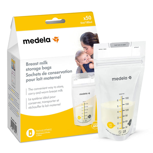 Medela® - Medela Breast Milk Storage Bags 6oz/180ml  - 50 Pack