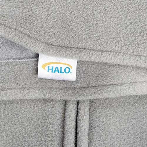 Halo Micro Fleece Sleepsack Swaddle (3.0 TOG) - Charcoal Stars