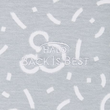 HALO® SleepSack Disney Baby Swaddle Cotton Confetti Mickey Grey - 1.5 Tog
