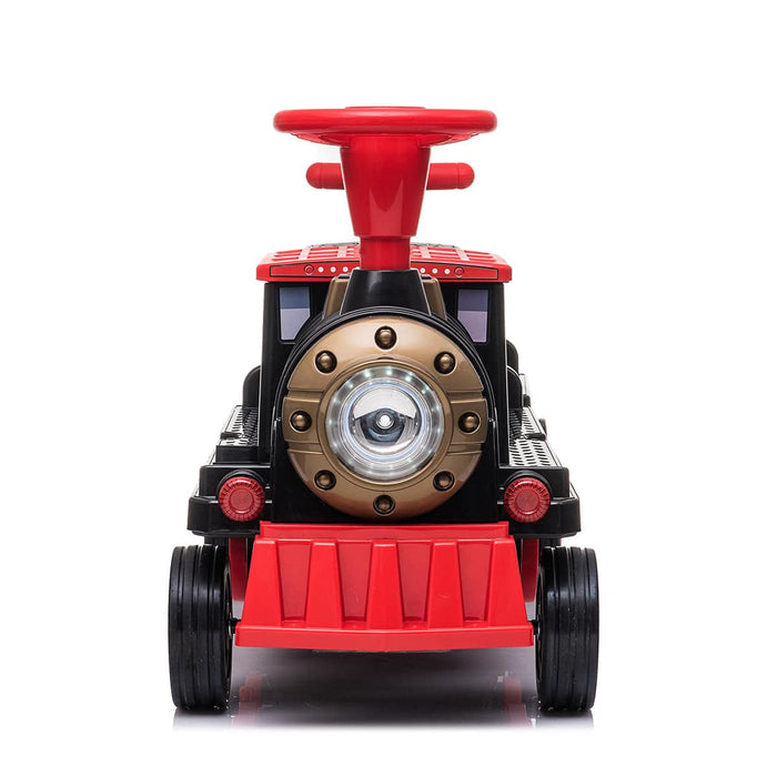Voltz Toys Train Locomotive avec wagon pour enfants et parents 12V - 4 sièges