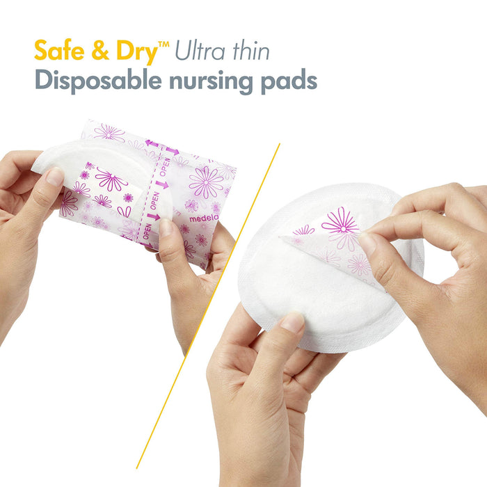 Medela® - Medela Safe & Dry Ultra Thin Disposable Nursing Pads - 60 Pack