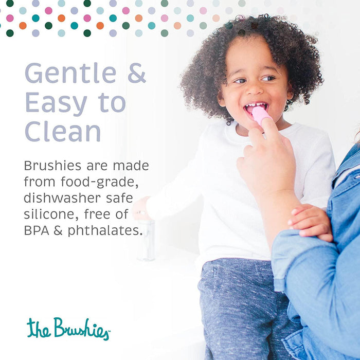 The Brushies - The Brushies - The First Puppet Tooth Brushes - From 4 weeks to 4 yrs - 1 Pack