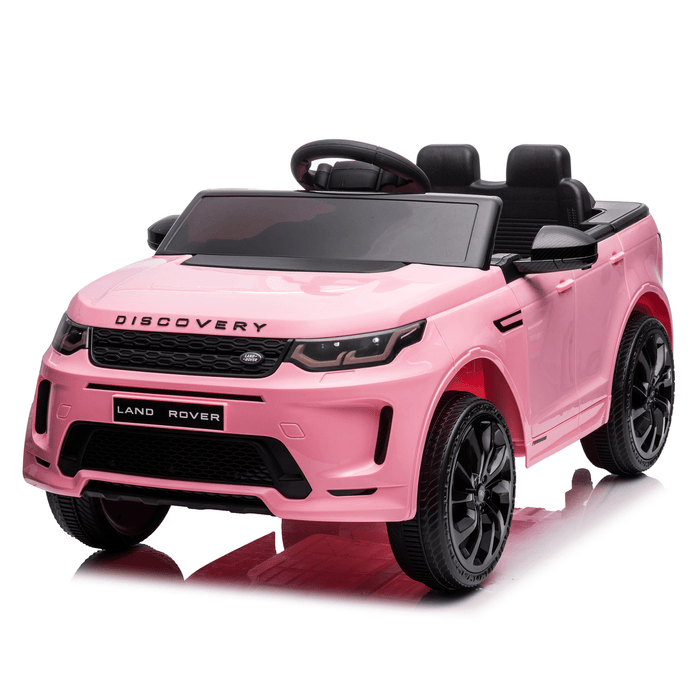 Voltz Toys Voiture pour enfant à siège unique 12V Land Rover Discovery sous licence avec portes ouvertes