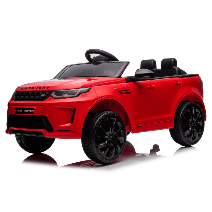 Voltz Toys Voiture pour enfant à siège unique 12V Land Rover Discovery sous licence avec portes ouvertes