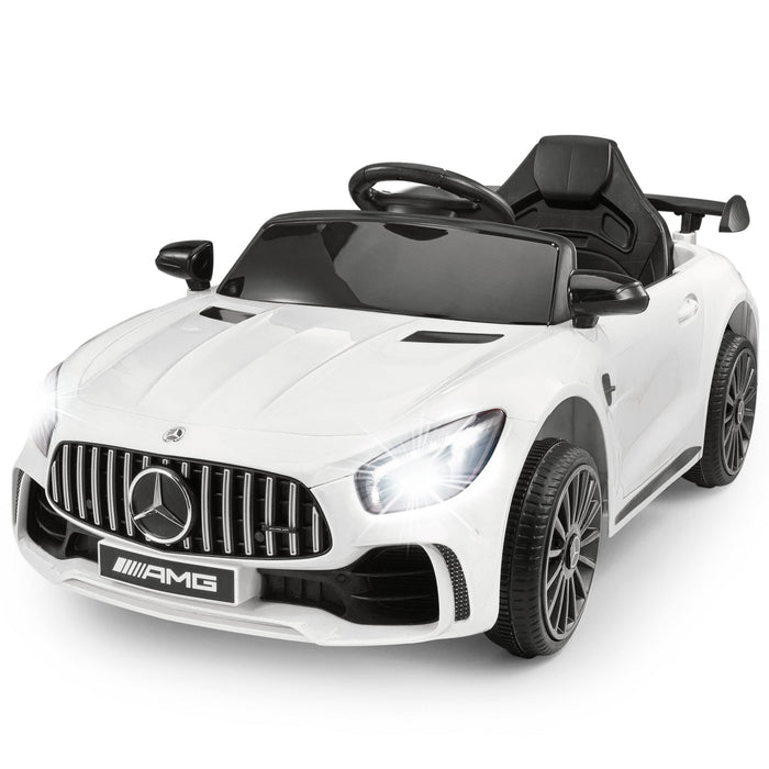 Voltz Toys Kids Car Single Seater 12V Licensed Mercedes-Benz AMG GTR with Remote Control