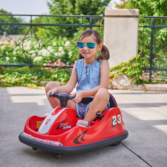Voltz Toys 12V Auto temponeuse pour enfant siège unique Rotation à 360 ° pour l'intérieur et l'extérieur