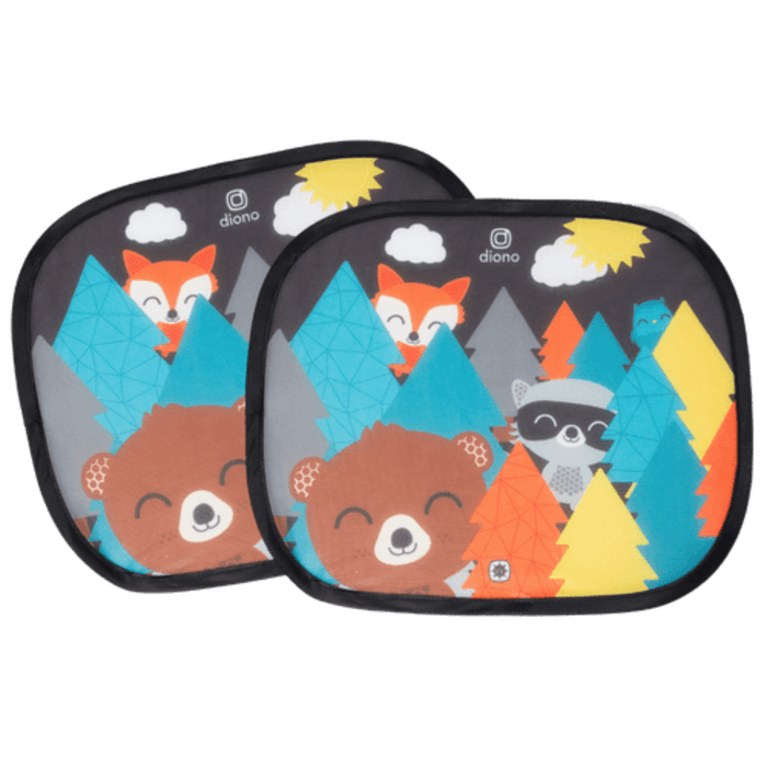 Diono® - Diono Forest Character Sun Stoppers® - Car Sunshades - 2 Pack