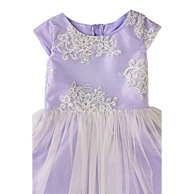 Petite Adele® - Petit Adele Girl Dress PA299 - Lilac