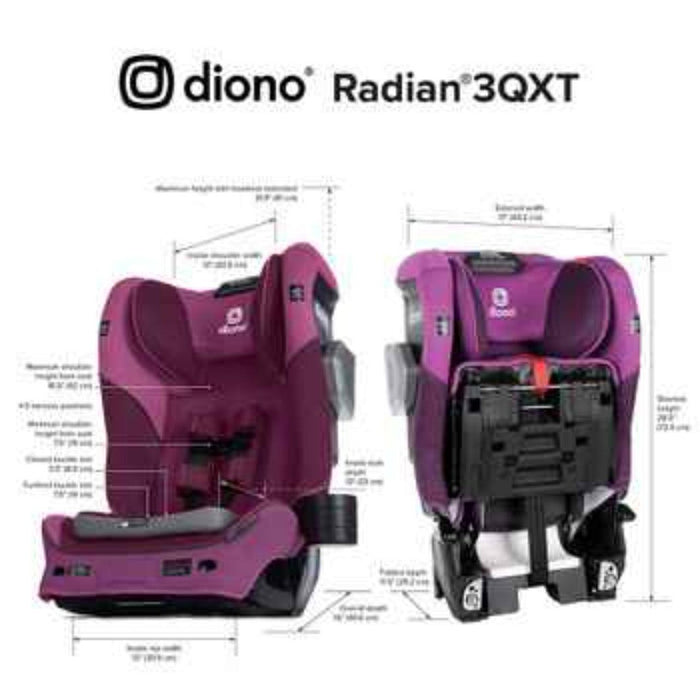 Diono® - Diono Radian 3QXT Latch - Convertible Car Seat