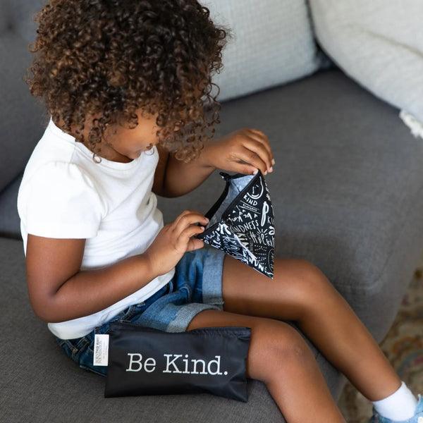 Bumkins® - Bumkins Reusable Snack Bag, Small 2 Pk: Be Kind