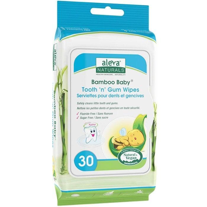 Aleva® - Aleva Bamboo Baby Tooth 'n' Gum Wipes - 30ct