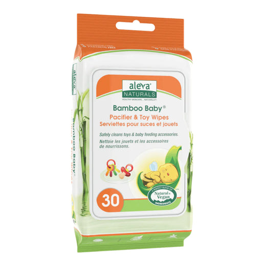 Aleva® - Aleva Naturals® Bamboo Baby® Pacifier & Toy Wipes - 30 count