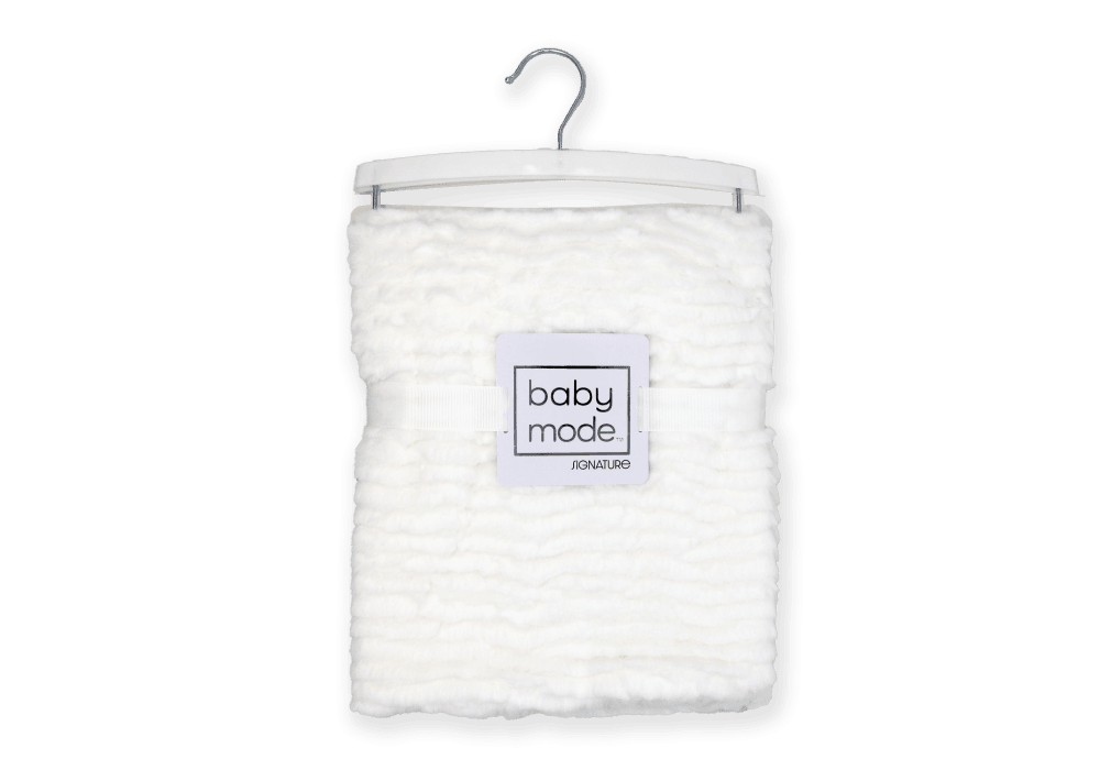 Baby Mode® - Baby Mode Signature Ridged Plush Blanket