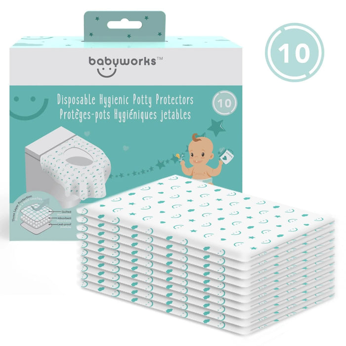 Babyworks - Baby Works™ Disposable Hygienic Potty Protectors - 10pk