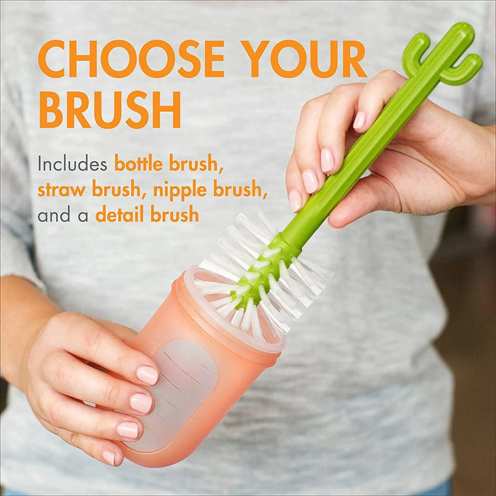 Boon® - Boon Cacti Bottle Cleaning Brush Set - White