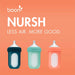 Boon® - Boon Nursh Silicone Baby Pouch Bottle 4oz/120ml - 3-pack