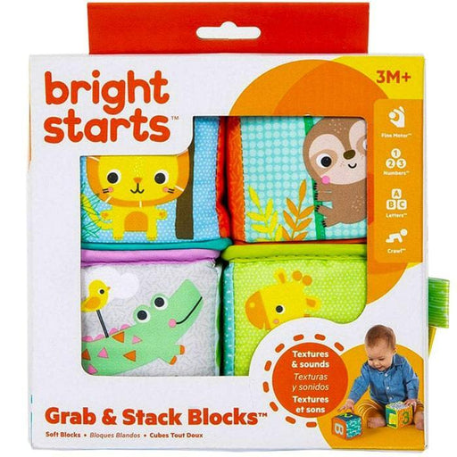 Bright Starts® - Bright Starts Soft Blocks Grab & Stack Set