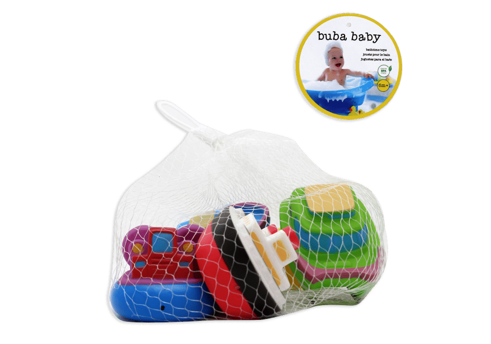 Buba Baby - Buba Baby 5 Pack Bath Toys: Assorted Boat