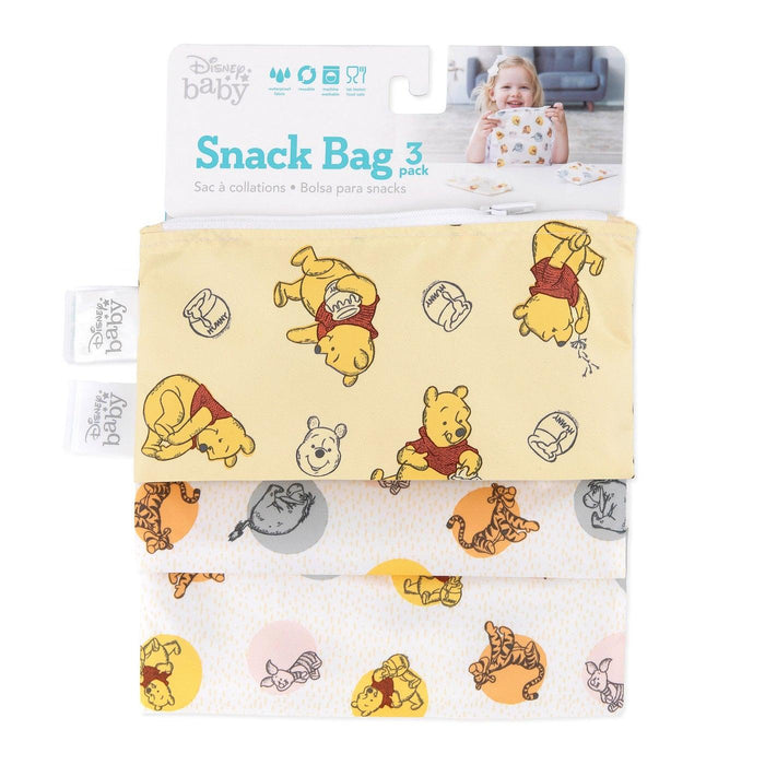 Bumkins® - Bumkins Reusable Snack Bag 3pk Winnie the Pooh