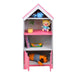 Danawares - Danawares Pink/White Dollhouse Book Shelf