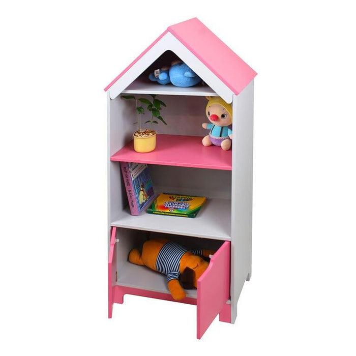 Danawares - Danawares Pink/White Dollhouse Book Shelf