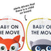 Diono® - Diono Baby on Board Car Sign "Baby on the Move"