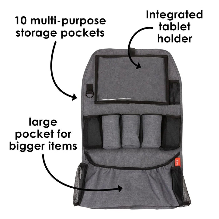 Diono® - Diono Back Seat Organizer Stow 'n Go XL - Grey