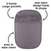 Diono® - Diono Back Seat Protector Stuff 'n Scuff XL - Grey