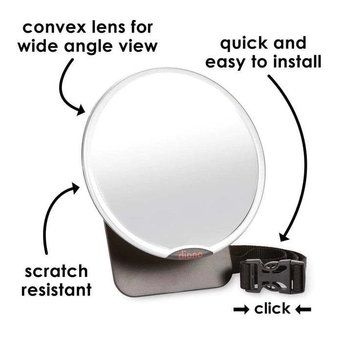 Diono® - Diono Easy View Mirror - Silver