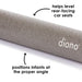 Diono® - Diono Seat Leveler - Sit Rite - Gray