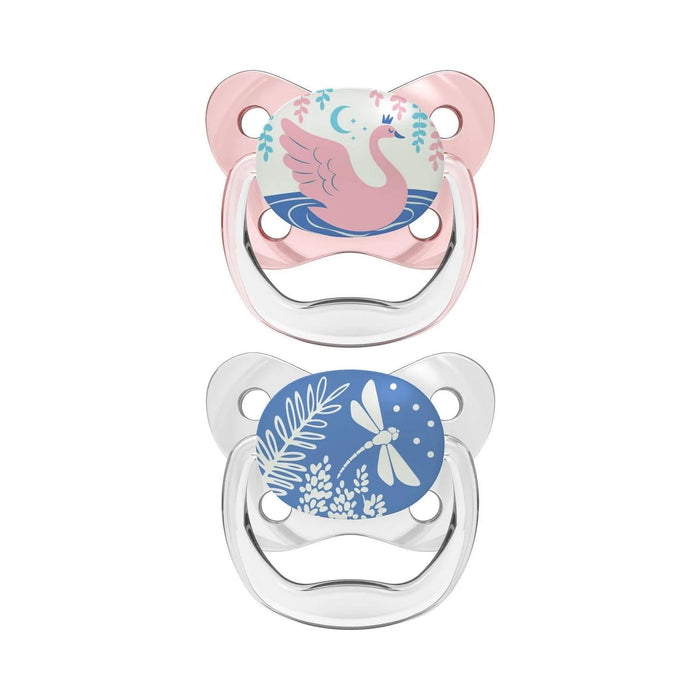 Dr. Brown's® - Dr. Brown's Glow in the Dark PreVent Pacifiers - Stage 1 - Pink