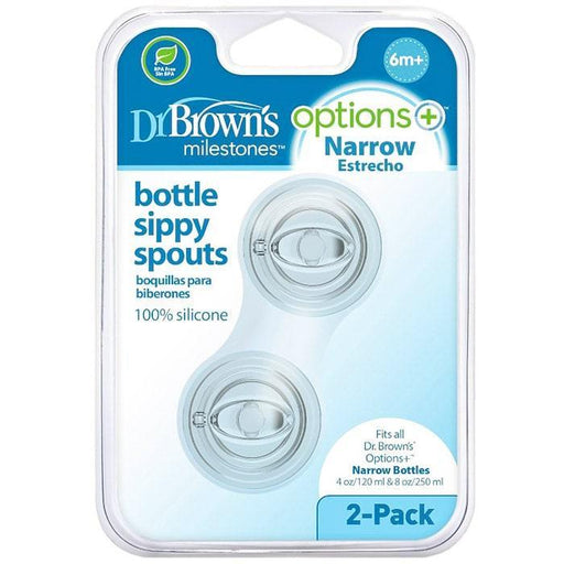 Dr. Brown's® - Dr. Brown's Standard Neck Bottle Sippy Spouts (6m+) - 2 Pack