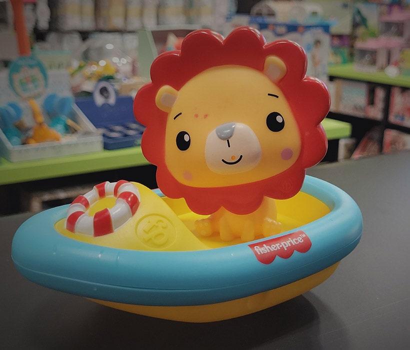 Fisher Price® - Fisher Price Bath Boat with Squirter Lion