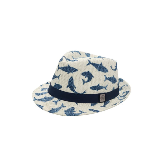 Flapjack Kids - Flapjack Kids Fedora Hat - Shark - Large