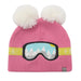 Flapjack Kids - Flapjack Kids Knitted Toque Ski Goggles Pink Med/Lrg (2-6 yrs)