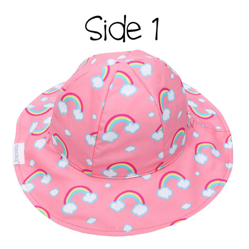 Flapjack Kids - Flapjack Kids UPF50+ Patterned Sun Hat - Rainbow/Unicorn