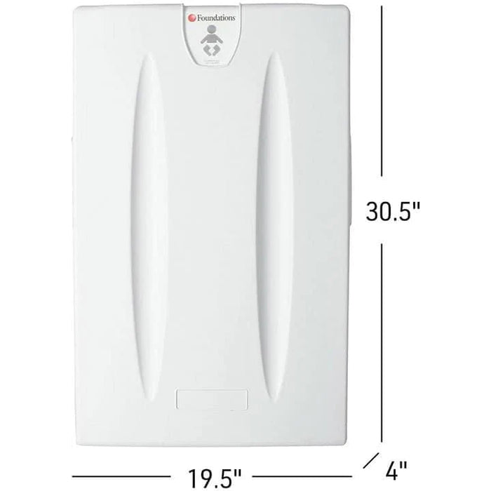 Foundations® - Foundations Classic Vertical Surface Mount Commercial Baby Changing Station