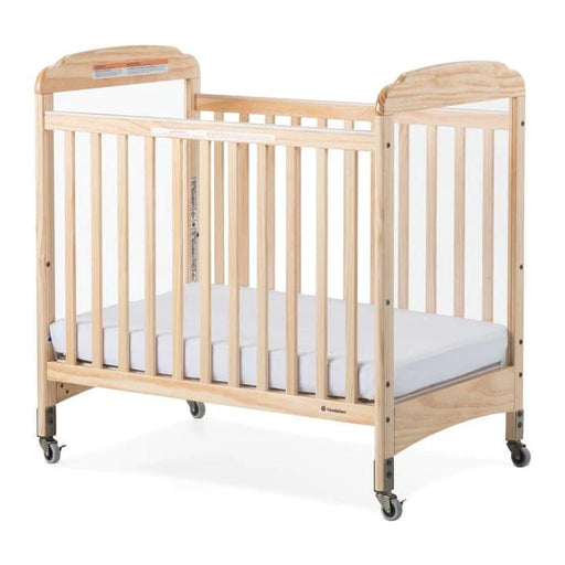Foundations® - Foundations Next Gen. Serenity® Baby Crib - w/ adjustable Mattress Board - Clearview