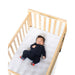 Foundations® - Foundations SafetyCraft® Baby Crib - Compact Fixed-Side w/ adjustable Mattress Board - Slatted