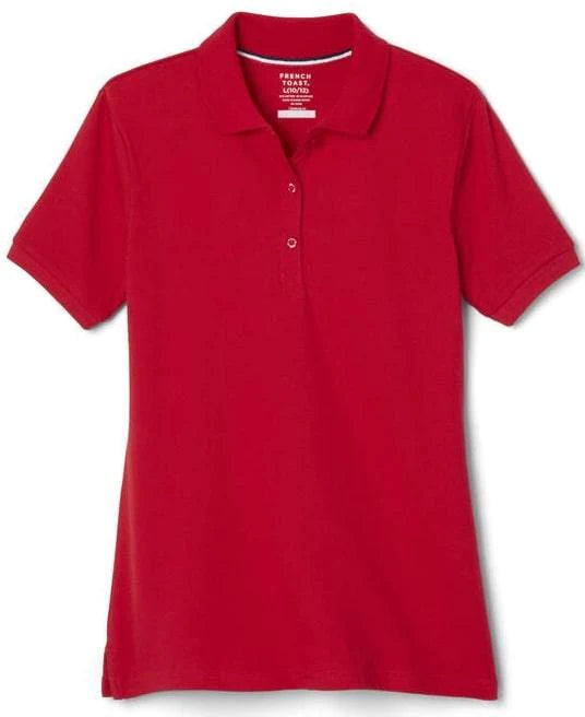 French Toast® - French Toast Girl Short Sleeve Stretch Pique Polo SA9403
